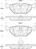 StopTech Premium Ceramic Rear Brake Pads - 308.06920