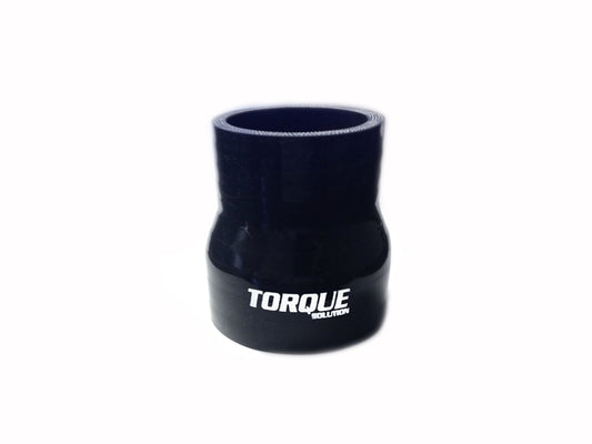 Torque Solution Transition Silicone Coupler for 2" to 2.5" Black Universal - TS-CPLR-T225BK