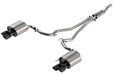 Load image into Gallery viewer, Borla 19-20 Ford Mustang Ecoboost 2.3L 2.25in S-type Exhaust w/ Valves - Black Chrome Tips - eliteracefab.com