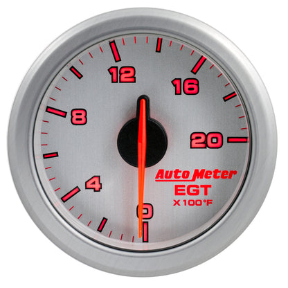 Autometer Airdrive 2-1/16in EGT Gauge 0-2000 Degrees F - Silver 9145-UL