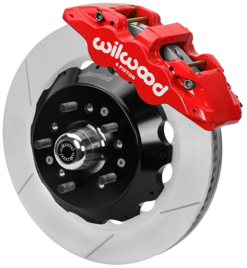 Wilwood 70-81 FBody/75-79 A&XBody AERO6 Frt BBK 14in Rtr Red Calipers Use w/ Pro Drop Spindle Wilwood
