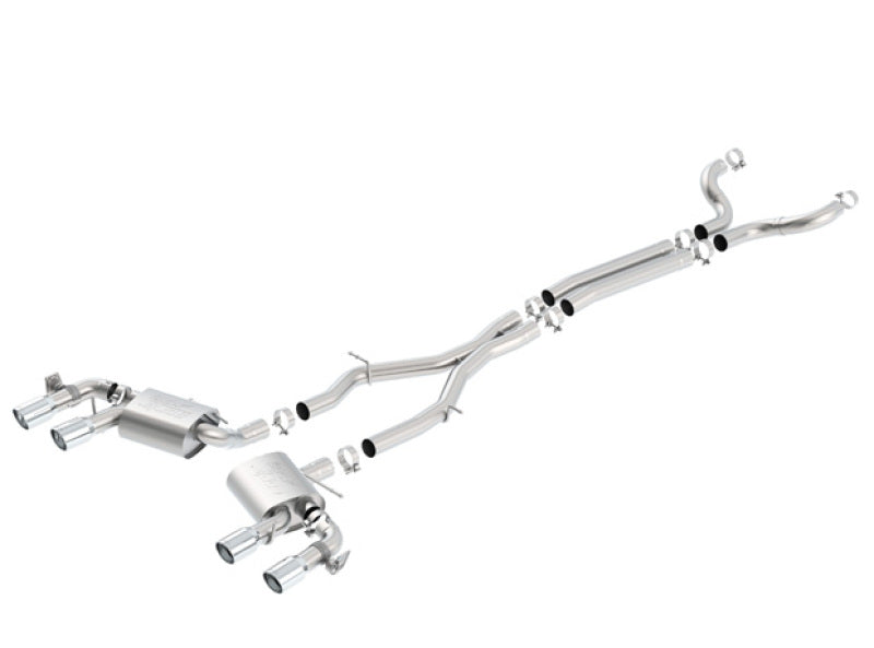 Borla 2017+ Chevy Camaro ZL1 6.2 ATAK Catback Exhaust w/ Dual Split Rear Exit - eliteracefab.com