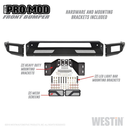 Westin 2010-2019 Dodge Ram 2500/3500 ( Old Body Style )  Pro-Mod Front Bumper Westin