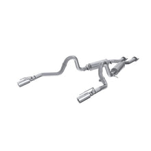 Load image into Gallery viewer, MBRP 99-04 Ford Mustang GT/Mach 1 2.5in Dual Split Rear AL Catback Exhaust w/ 3.5in Dual Wall Tips - eliteracefab.com