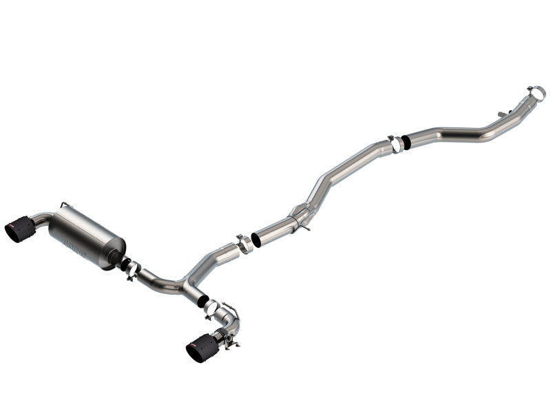 Borla 2020 Toyota Supra GR 3.0L I6 3in ATAK Catback Exhaust - Carbon Fiber Tips - eliteracefab.com