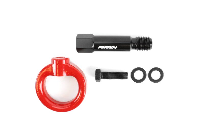 Perrin 2020 Toyota Supra Tow Hook Kit (Front) - Red - eliteracefab.com