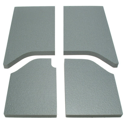 DEI 11-18 Jeep Wrangler JK 2-Door Boom Mat Headliner - 4 Piece - Gray DEI