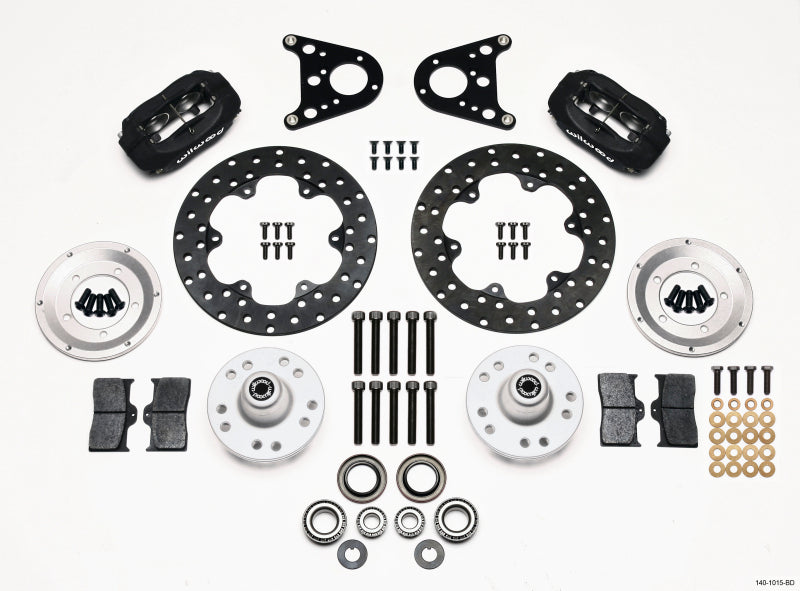 Wilwood Forged Dynalite Front Drag Kit Drilled Rotor Art Morrison Strut Wilwood