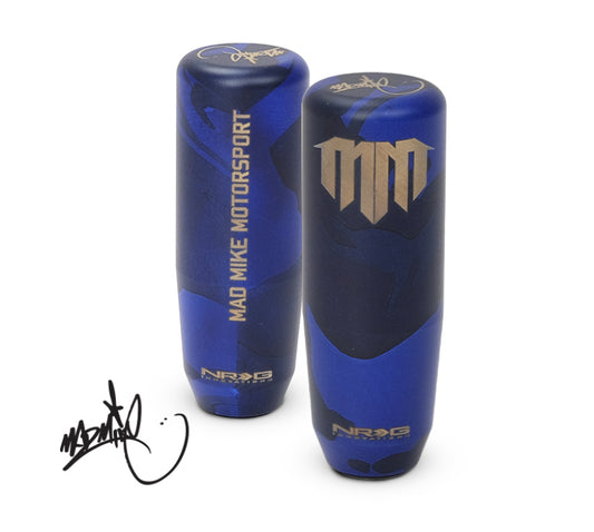 NRG Innovations META Short Weighted Shift Knob - 3.5 in. - Blue Camo - SK-450CM-MM