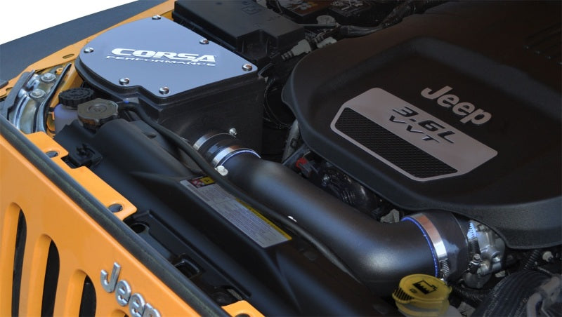 Corsa 12-13 Jeep Wrangler JK 3.6L V6 Air Intake - eliteracefab.com