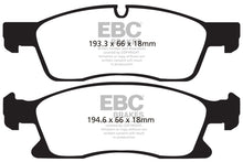 Load image into Gallery viewer, EBC 11+ Dodge Durango 3.6 Ultimax2 Front Brake Pads - eliteracefab.com