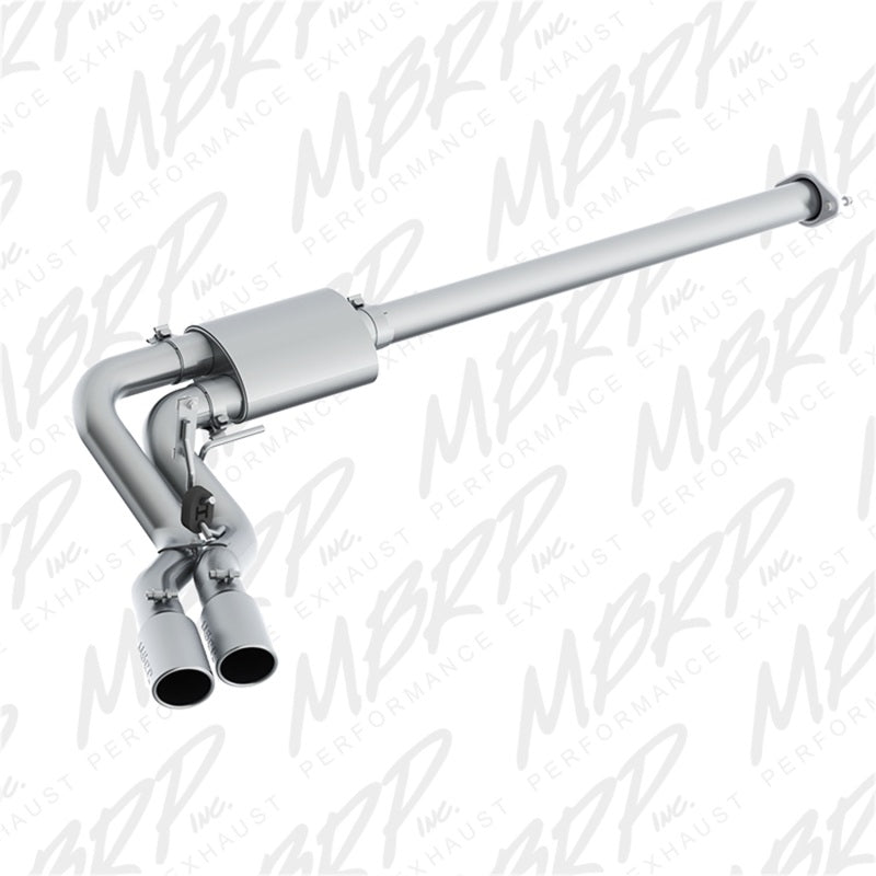 MBRP 15-16 Ford F-150 2.7L/3.5L/5.0L 3in Cat Back Single Side Pre-Axle Dual Exit T304 - eliteracefab.com