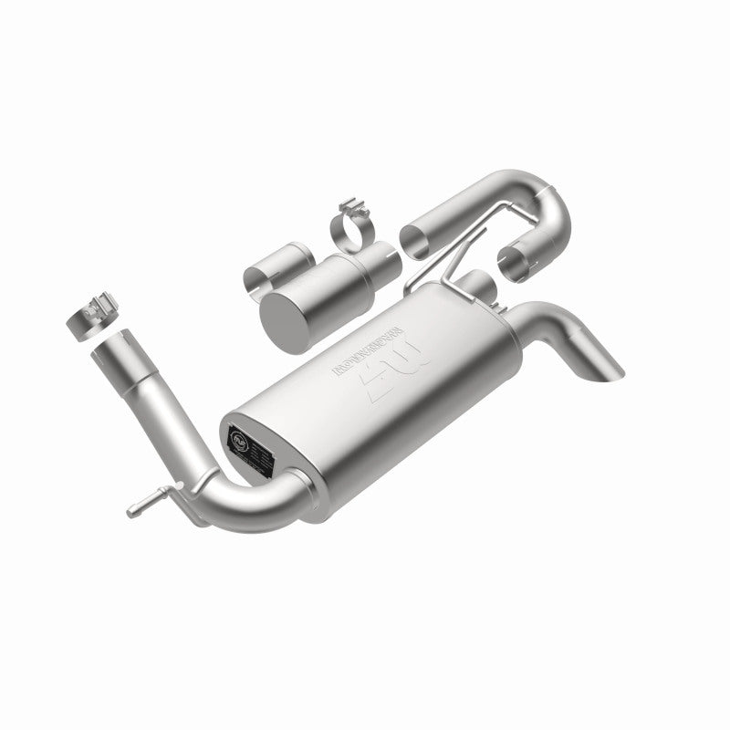 MagnaFlow 07-18 Jeep Wrangler JK Overland Series Axle-Back Exhaust System Magnaflow