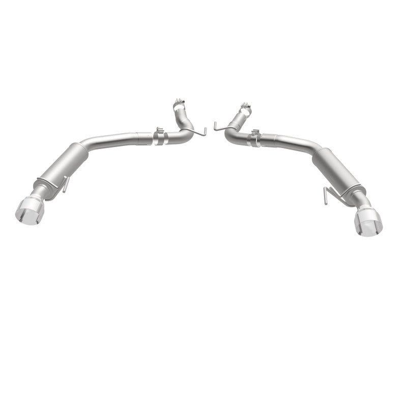 MagnaFlow Axle Back, SS, 2.5in, Competition, Dual Split Polish 4.5in Tip 2015 Ford Mustang Ecoboost Magnaflow