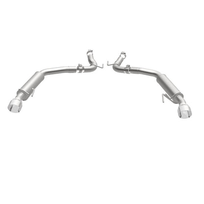 MagnaFlow Axle Back, SS, 2.5in, Competition, Dual Split Polish 4.5in Tip 2015 Ford Mustang Ecoboost Magnaflow