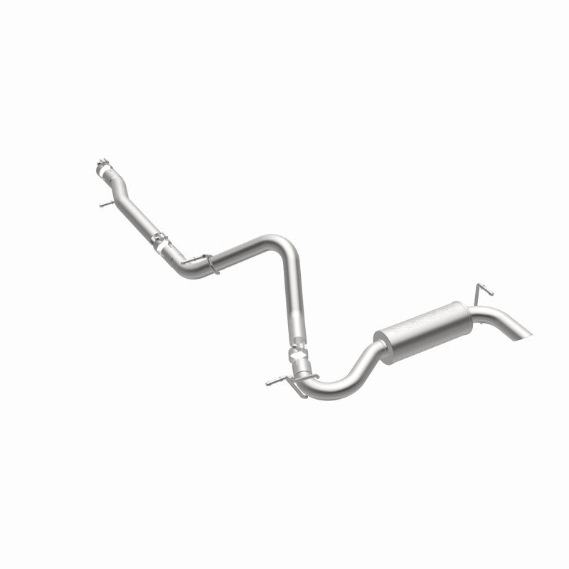 MagnaFlow 12-14 Jeep Wrangler 3.6L Single Straight Rear P/S Exit Stainless C/b Perf Exhaust-Comp Magnaflow