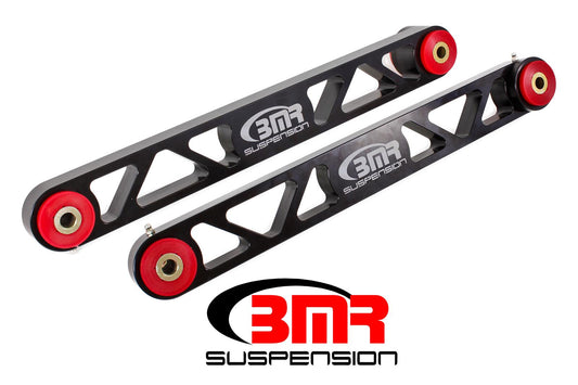 BMR LOWER CONTROL ARMS BILLET ALUMINUM POLY BUSHINGS (05-14 MUSTANG/GT500) - eliteracefab.com