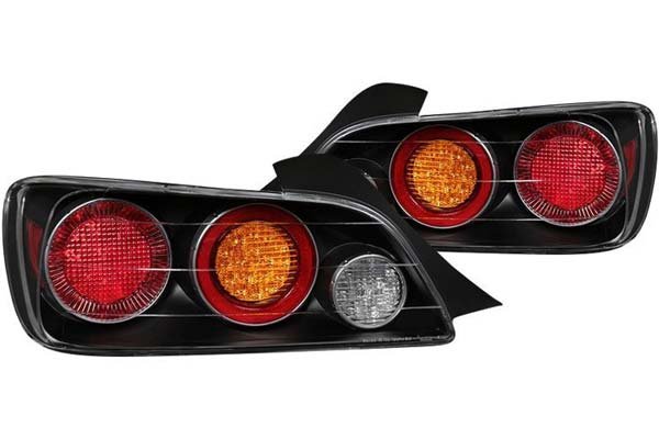 xTune 00-03 Honda S2000 LED Tail Lights - Black (ALT-ON-HS2K00-LED-BK) - eliteracefab.com