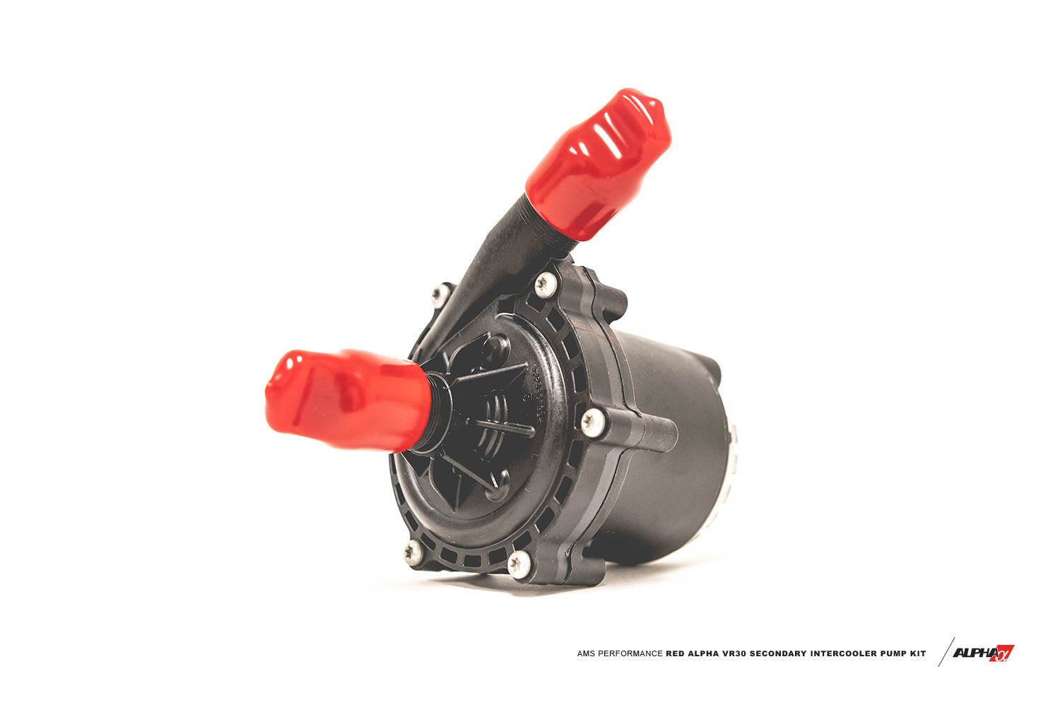 Alpha Performance Red Alpha VR30 Auxiliary Intercooler Pump Kit | 16-21 Infiniti Q50 3.0T / 17-21 Q60 3.0T - eliteracefab.com