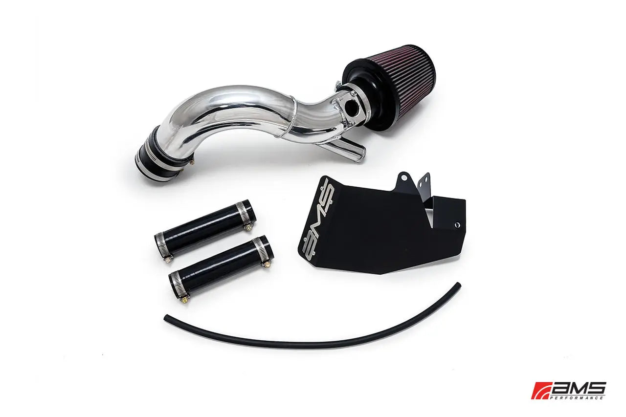 AMS Performance Intake w/Breather Bung - Black | 2008-2015 Mitsubishi EVO X - eliteracefab.com