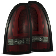 AlphaRex 05-15 Toyota Tacoma PRO-Series LED Tail Lights Red Smoke - eliteracefab.com