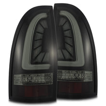 Load image into Gallery viewer, AlphaRex 05-15 Toyota Tacoma PRO-Series LED Tail Lights Jet Black - eliteracefab.com