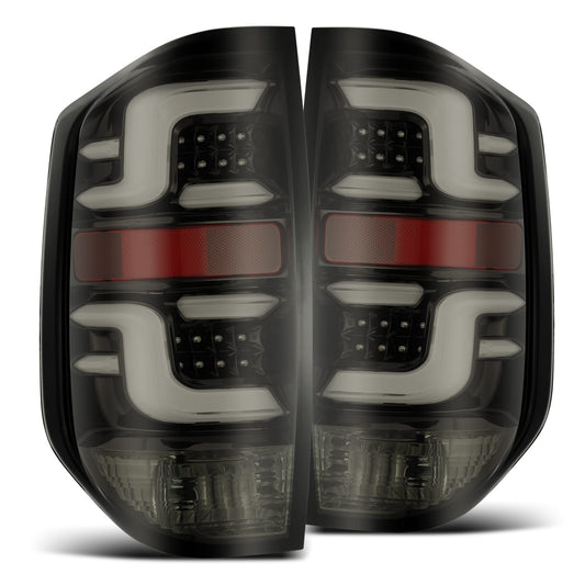 AlphaRex 14-20 Toyota Tundra PRO-Series LED Tail Lights Jet Black - eliteracefab.com