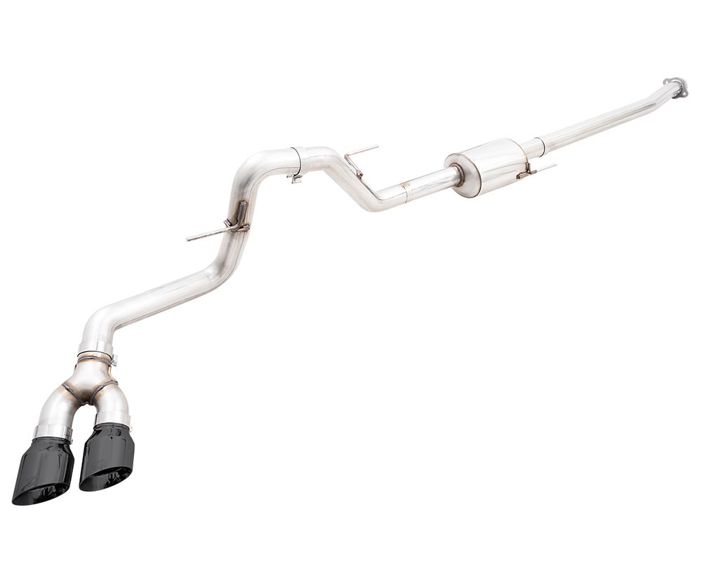 AWE 0FG 21+ Ford F150 Dual Side Exit Cat-Back Exhaust - 4.5in Diamond Black Tips - eliteracefab.com