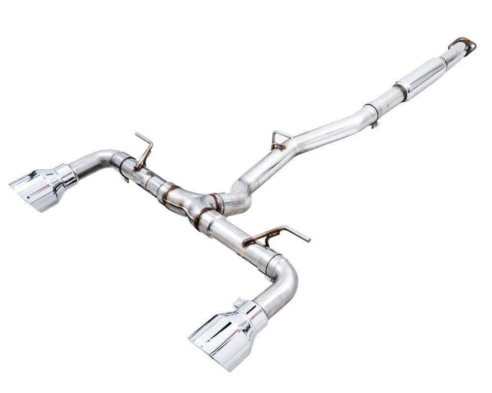 AWE Subaru BRZ/ Toyota GR86/ Toyota 86 Track Edition Cat-Back Exhaust- Chrome Silver Tips - eliteracefab.com