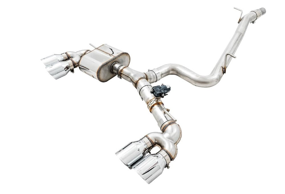 AWE Tuning Mk7 Golf R SwitchPath Exhaust w/Chrome Silver Tips 102mm - eliteracefab.com