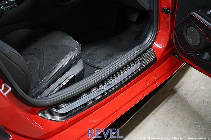 Revel GT Dry Carbon Door Sill Plates Inner 2020 Toyota GR Supra - 2 Pieces - eliteracefab.com