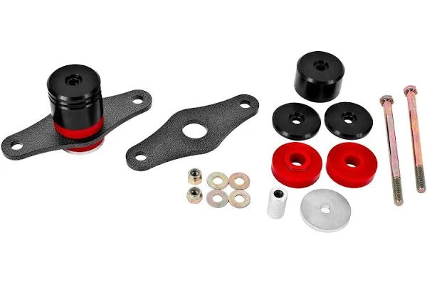 BMR MOTOR MOUNT KIT ADJUSTABLE HEIGHT POLY BUSHINGS (05-19 MUSTANG) - eliteracefab.com