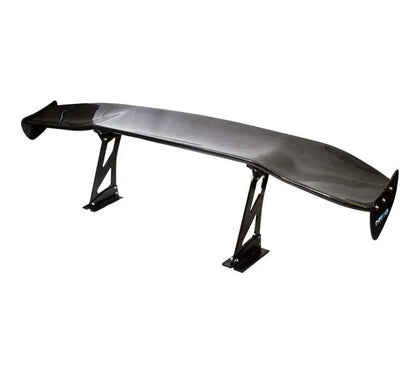 NRG Carbon Fiber 69 Inch Universal Rear Spoiler with Logo - eliteracefab.com