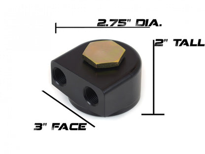 Canton Ford/Mopar 90 Degree Rotating Remote Filter Adapter Canton Racing Products