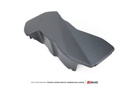 AMS Performance Carbon Fiber Engine Management Cover | 2020-2021 Toyota Supra 3.0L - eliteracefab.com