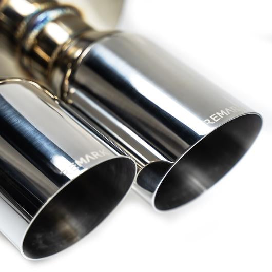 Remark 2015+ Subaru WRX/STi 4in Quad Cat-Back Exhaust Stainless Single Non-Resonated - eliteracefab.com