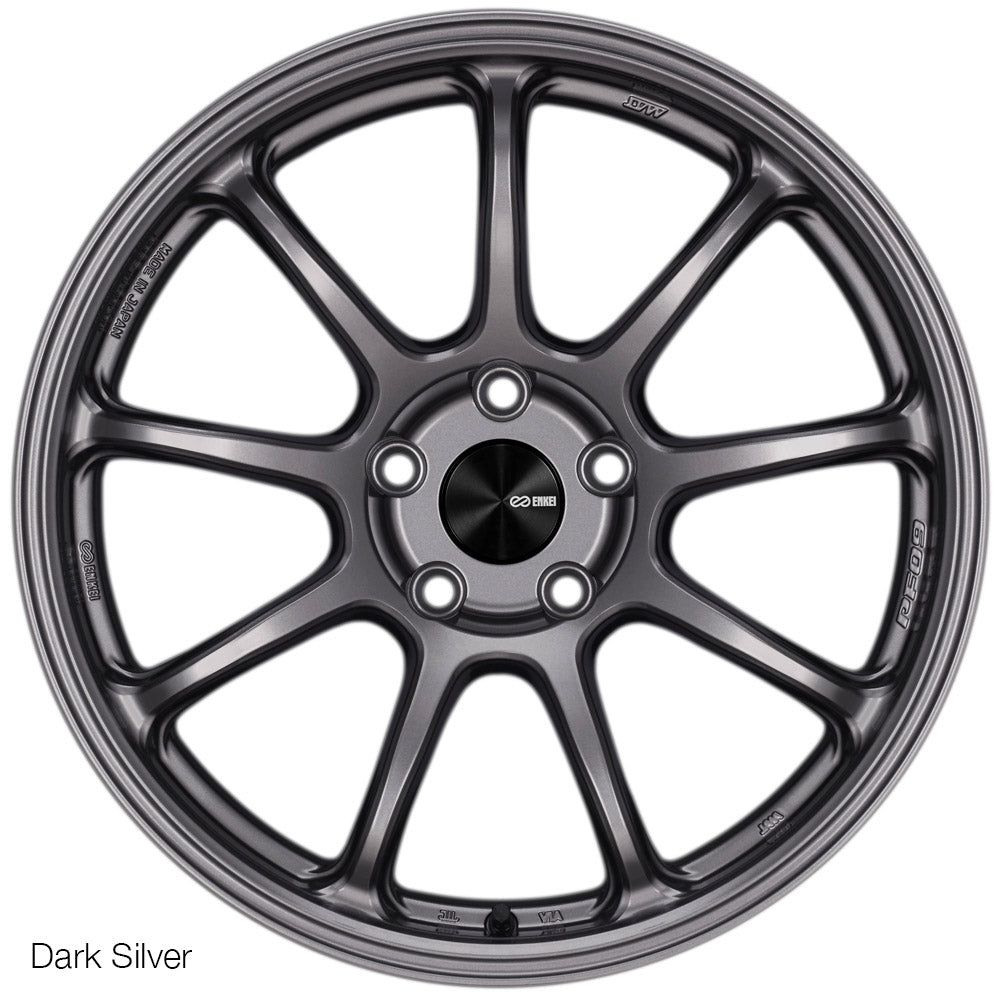 Enkei PF09 18x9 5x100 42mm Offset 75mm Bore Matte Gunmetal Wheel - eliteracefab.com