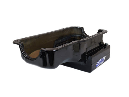 Canton 15-630SBLK Oil Pan Ford 289-302 Front Sump Road Race 14 GA 12" Wide Sump - eliteracefab.com