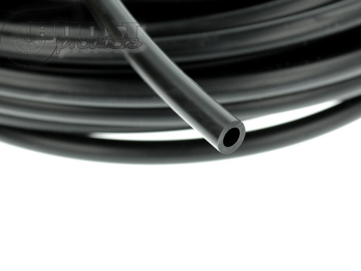 BOOST products Silicone Vacuum Hose 5/32" ID, Black, 5m (15ft) Roll - eliteracefab.com