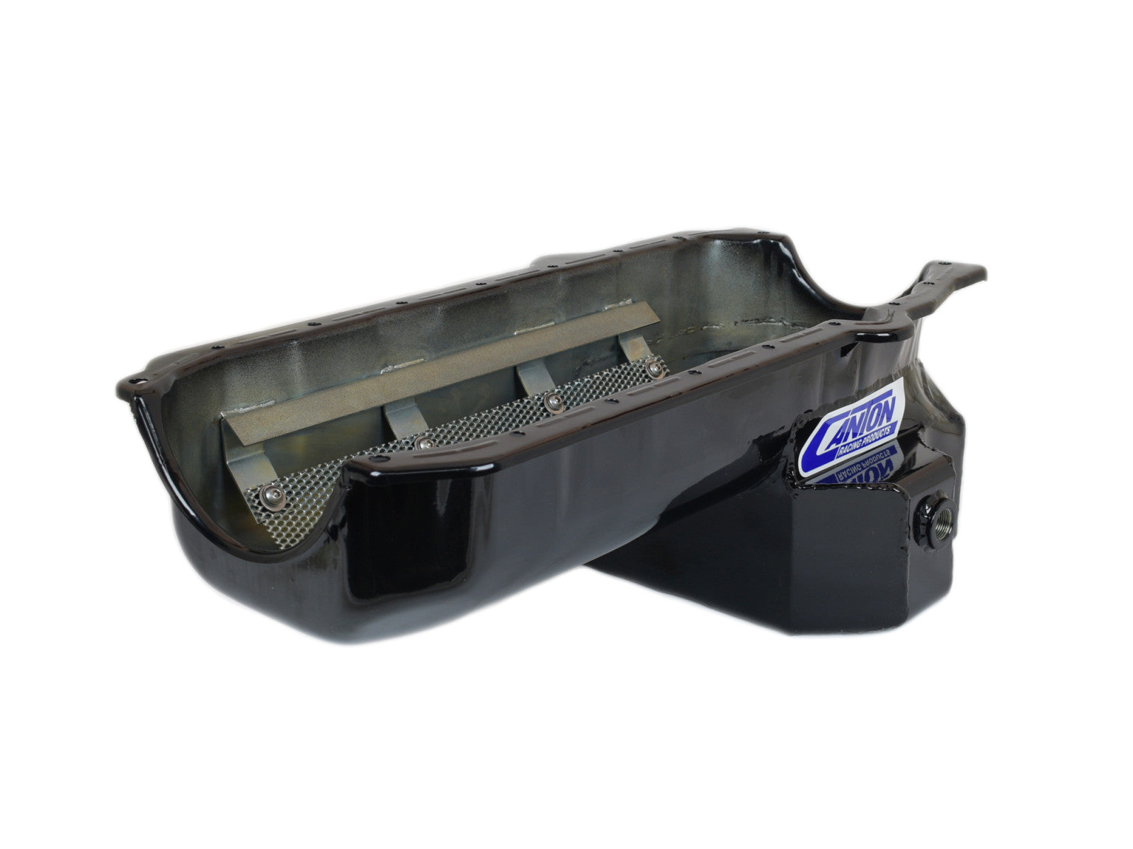 Canton 15-244BLK Oil Pan For Pre-1980 Small Block Chevy F Body Road Race Pan - eliteracefab.com