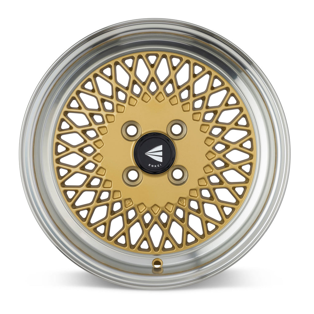 Enkei92 Classic Line 15x7 38mm Offset 4x114.3 Bolt Pattern Gold Wheel - eliteracefab.com