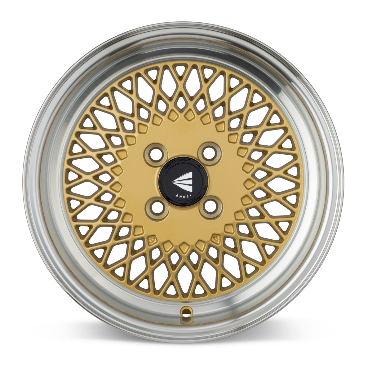 Enkei92 Classic Line 15x8 25mm Offset 4x100 Bolt Pattern Gold Wheel - eliteracefab.com
