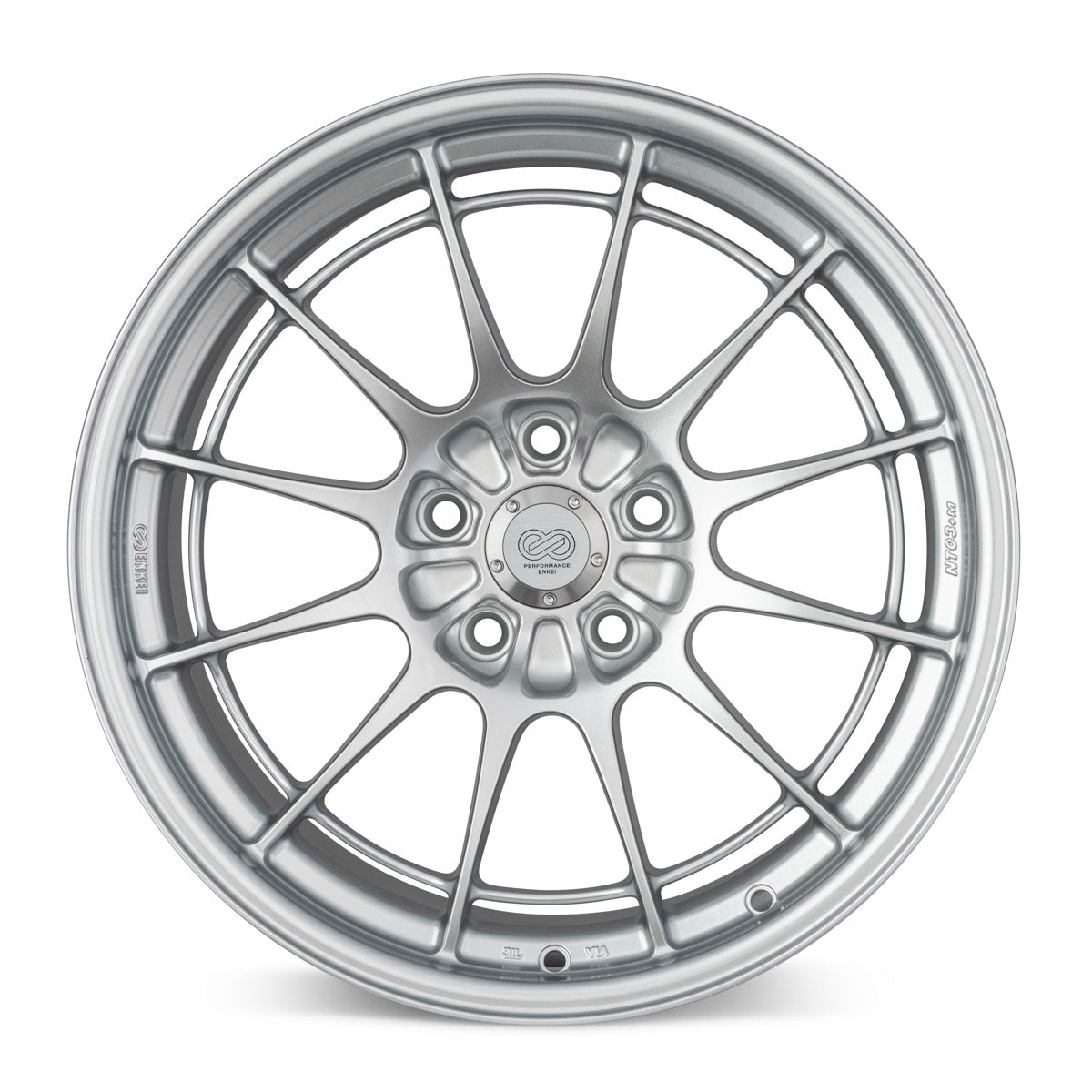 Enkei NT03+M 18x9.5 5x100 40mm Offset Silver Wheel *MOQ of 40* - eliteracefab.com