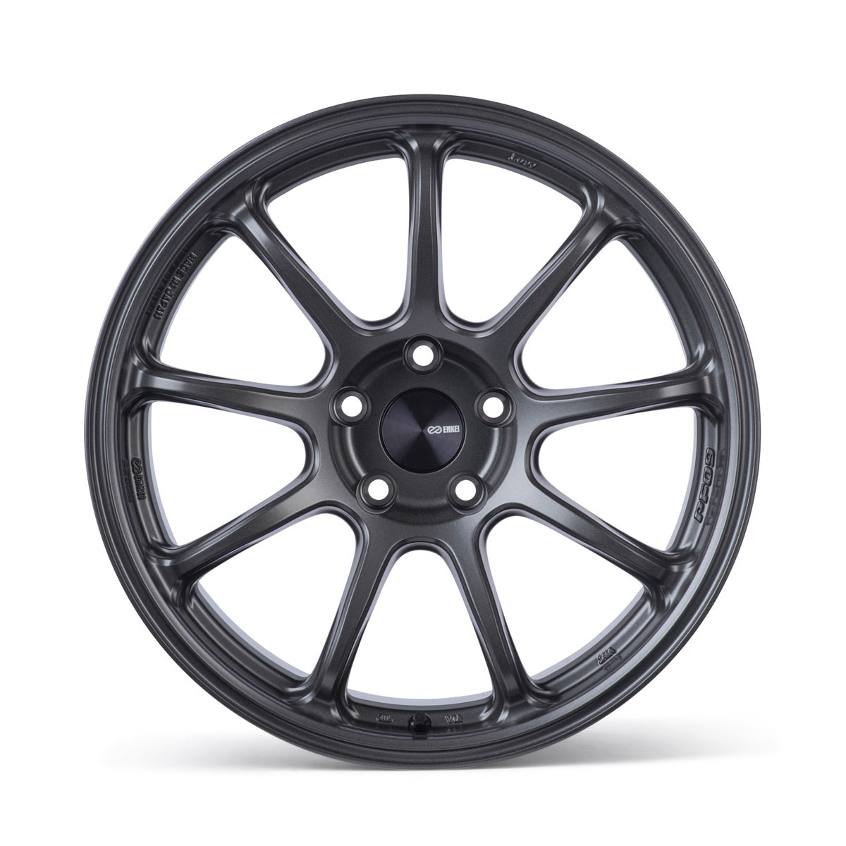 Enkei PF09 18x9.5 5x114.3 27mm Offset 75mm Bore Dark Silver Wheel