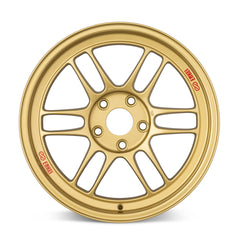 Enkei RPF1 17x8 5x114.3 45mm Offset 73mm Bore Gold Wheel 05-07 STI/06-10 Civic Si - eliteracefab.com