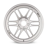 Enkei RPF1 15x7 4x100 41mm Offset 73mm Bore Silver Wheel Honda & Acura 4-Lug/02-06 Mini