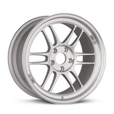 Enkei RPF1 15x7 4x100 35mm Offset 73mm Bore Silver Wheel  Miata 4-Lug / 02-06 Mini