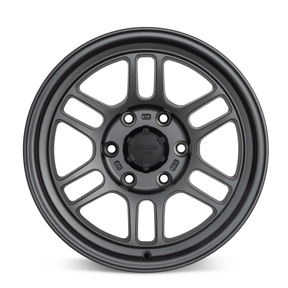 Enkei RPT1 16x8 6x139.7 Bolt Pattern +0 Offset 106.1 Bore Matte Dark Gunmetallic Wheel - eliteracefab.com