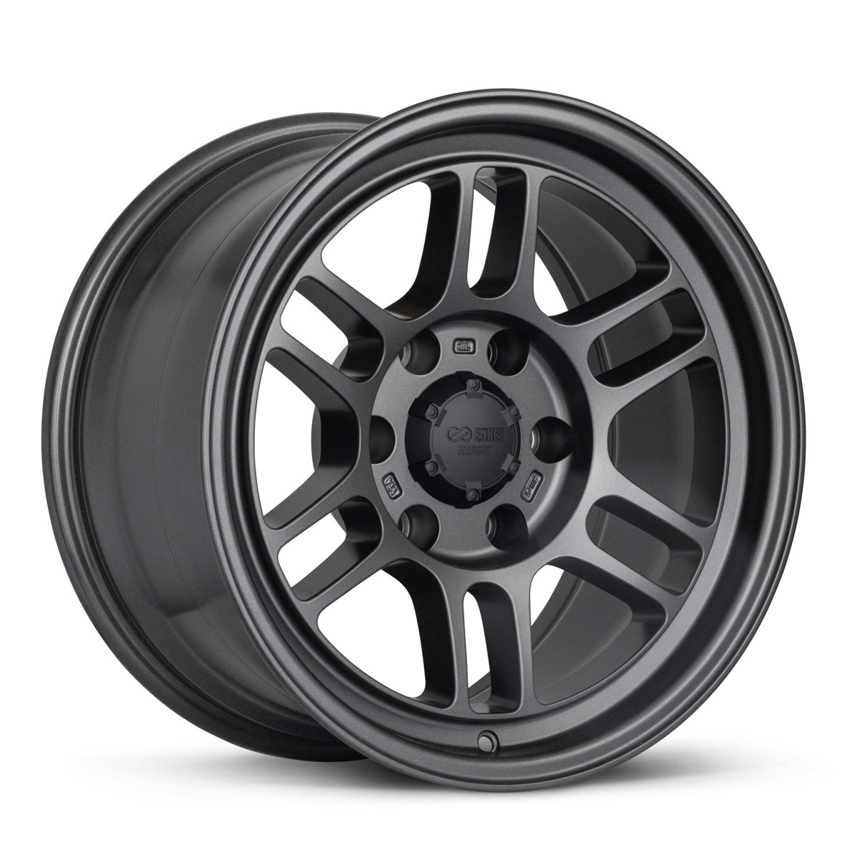 Enkei RPT1 16x8 6x139.7 Bolt Pattern +0 Offset 106.1 Bore Matte Dark Gunmetallic Wheel - eliteracefab.com