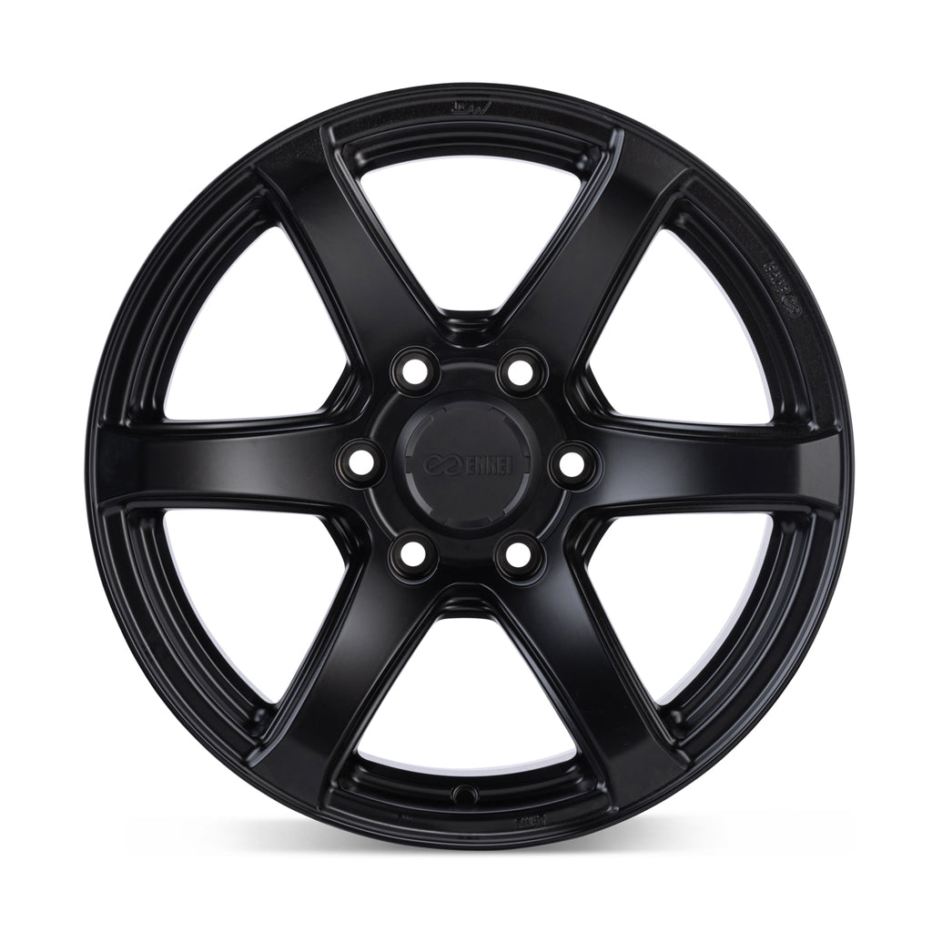 Enkei Cyclone 18x9 6x139.7 0mm Offset 106.1 Bore - Matte Black Wheel - eliteracefab.com